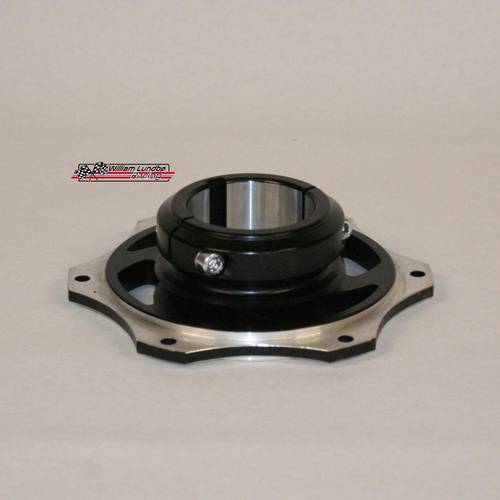Drevboss ALU sort for 50mm bakaksel RR