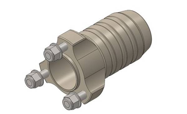 Hovedbilde Parolin hjulboss for 17mm spindel L. 93mm liten ...
