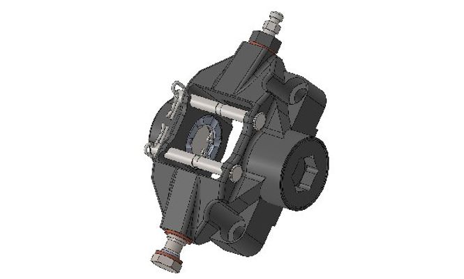 Hovedbilde Parolin AP-RACE 06 bremsecaliper høyre front KZ ...