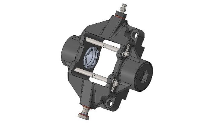 Hovedbilde Parolin AP-RACE 06 bremsecaliper bak stor kart