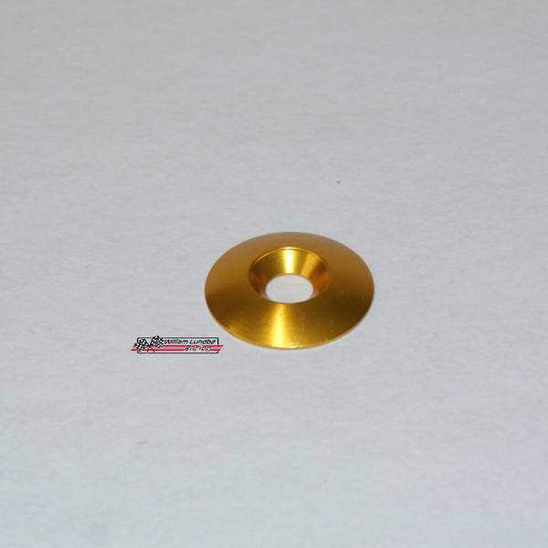 Hovedbilde Forsenkerskive gull M8x33mm KM