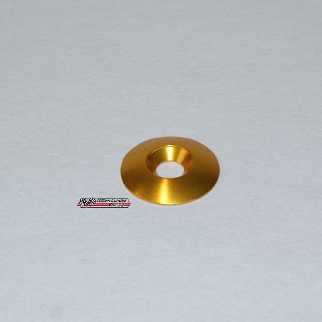 Hovedbilde Forsenkerskive gull M8x33mm KM
