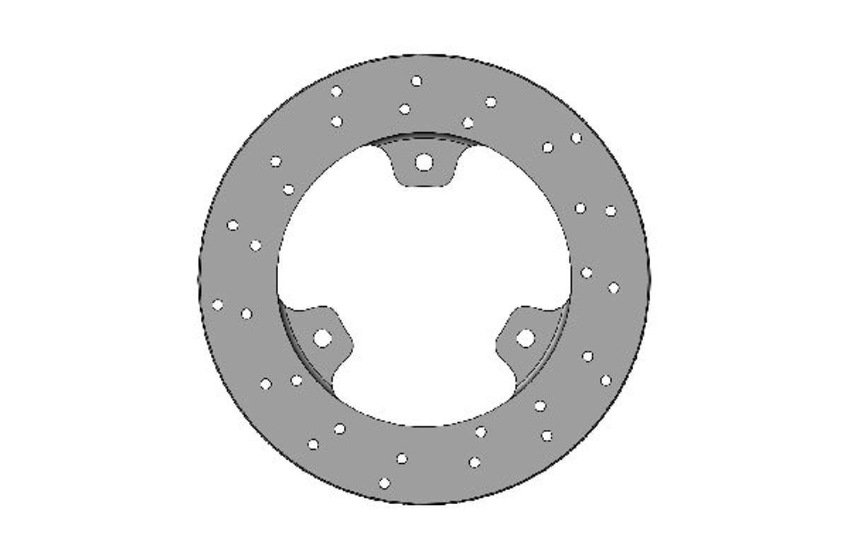 Parolin bremseskive 150x13mm liten kart